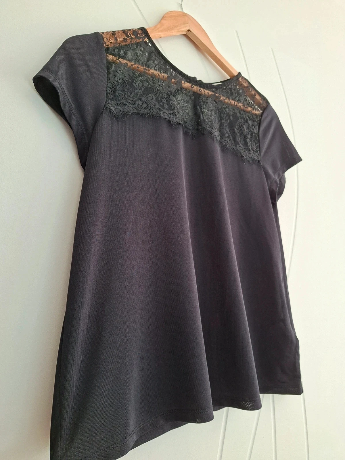 Tee-shirts avec dentelle femme - taille 38 - Camaïeu – photo 2